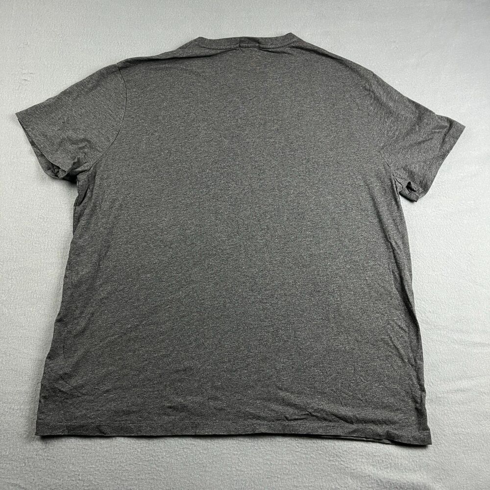 Polo Ralph Lauren Striped Logo Graphic Print T-Shirt Heather Gray Men's XXL - Picture 9 of 9